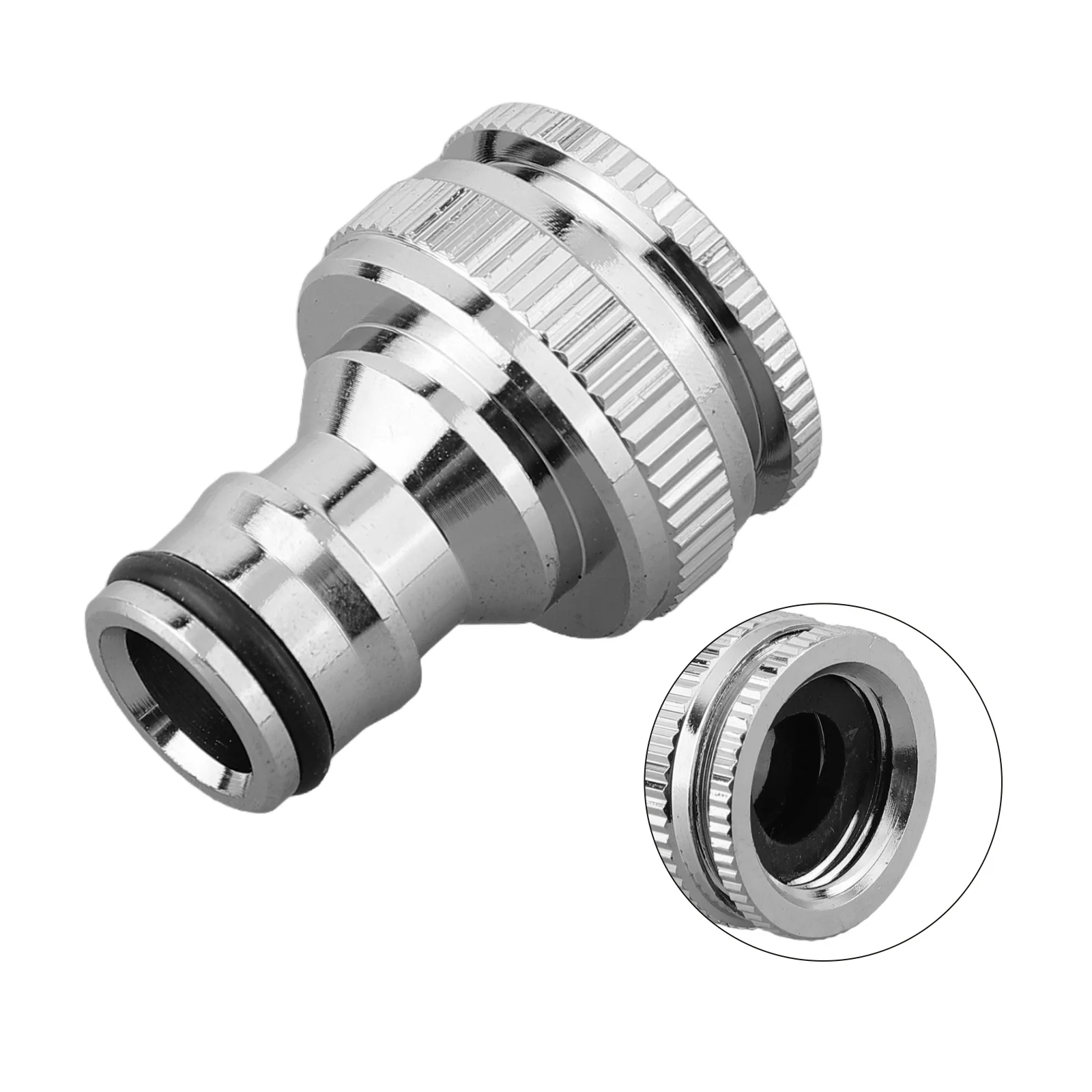 Install Threaded Chrome Brass Hose Tap Connector Made Of Number Of Pieces Package Content Pressure Washer Hose Adaptor Coupling