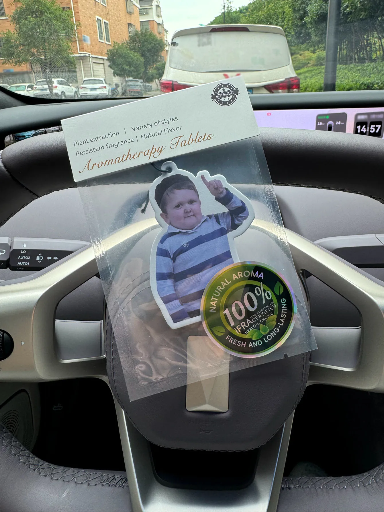 Hasbulla Car Air Freshener Pendant Lasts for 90 Days, Natural Fragrance, Same Scent as Intercontinental Hotel Lobby, Luxury Boutique Perfume Quality
