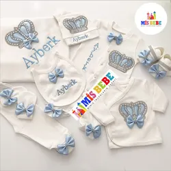 Baby Boy Girl Personalize Newborn Clothing 10-pcs Hospital Outlet Custom Fabric Babies Healthy Safe Outfit Sets Dresses