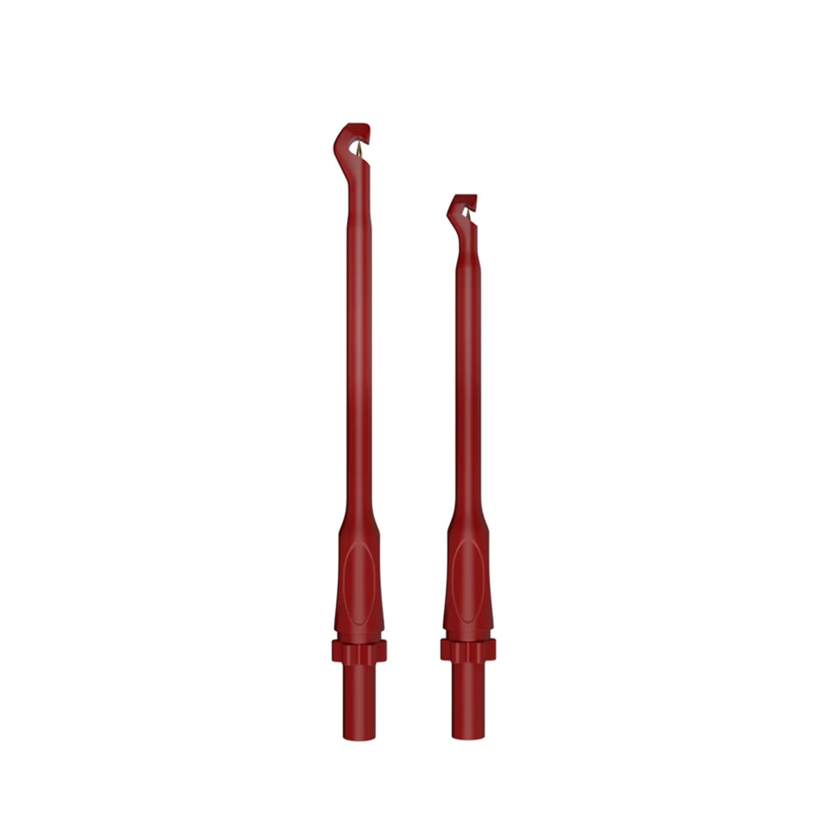 2PCS Multimeter Test Stick Safety Non-Destructive Wire-Piercing Probes with 4MM Jack Puncture Test Hook Tool J.30036 A