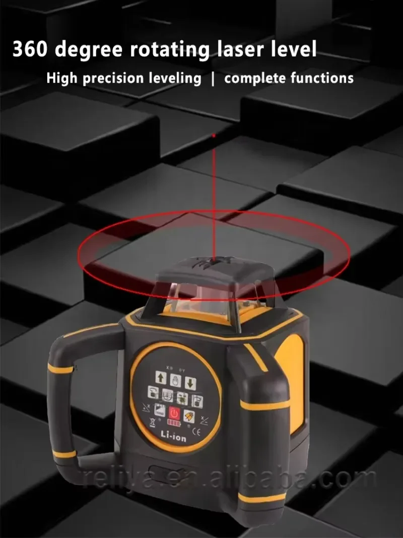 مقبض مزدوج مستوى دوار تلقائي 360 تسوية الأرض الزراعية