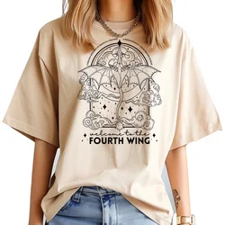 Fourth Wing t-shirts women summer t-shirts girl y2k streetwear manga clothing