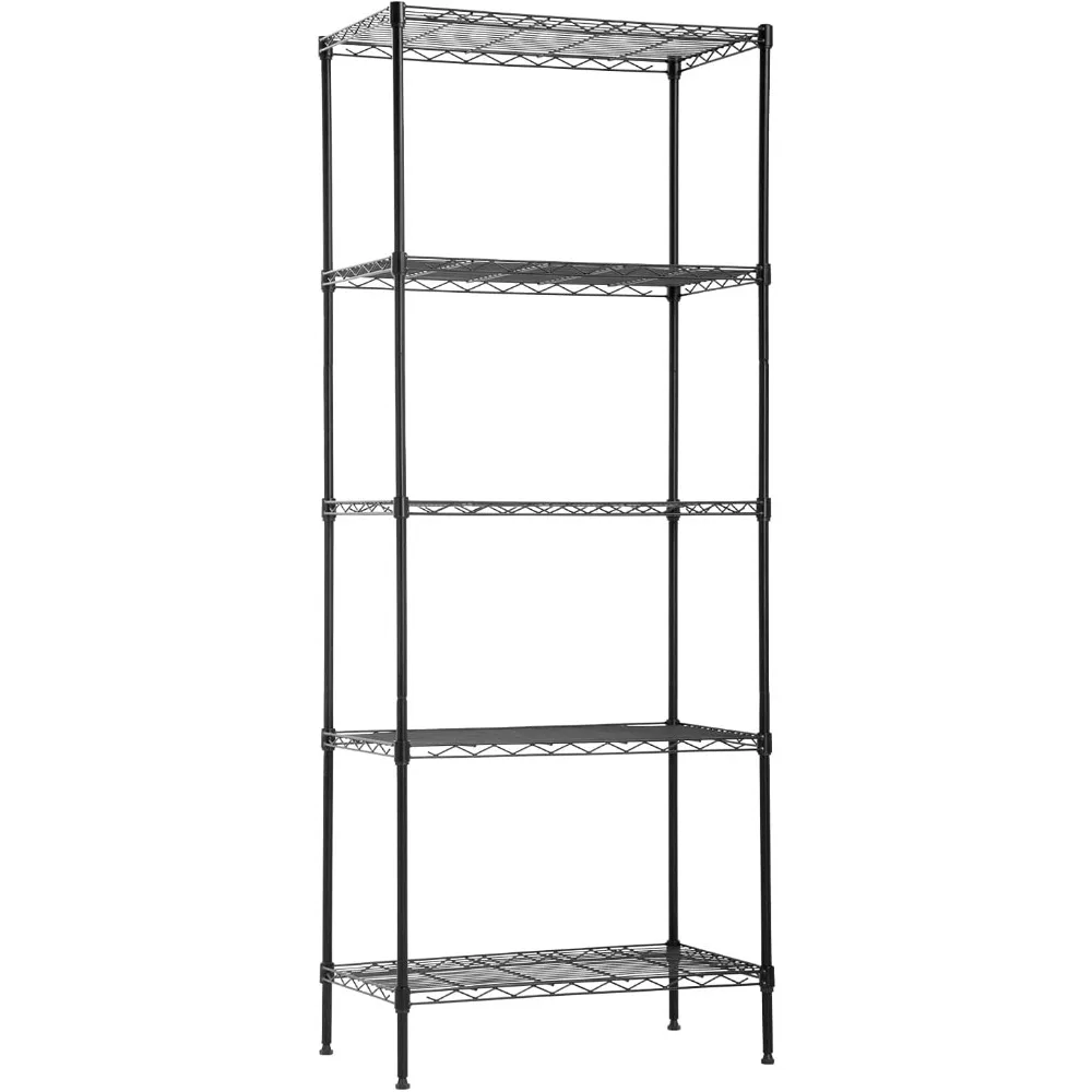 

14Dx24Wx60H Wire Rack 5 Shelf Storage Unit Wire Shelving Unit Metal Shelf Organizer Heavy Duty Certification Commercial Grade