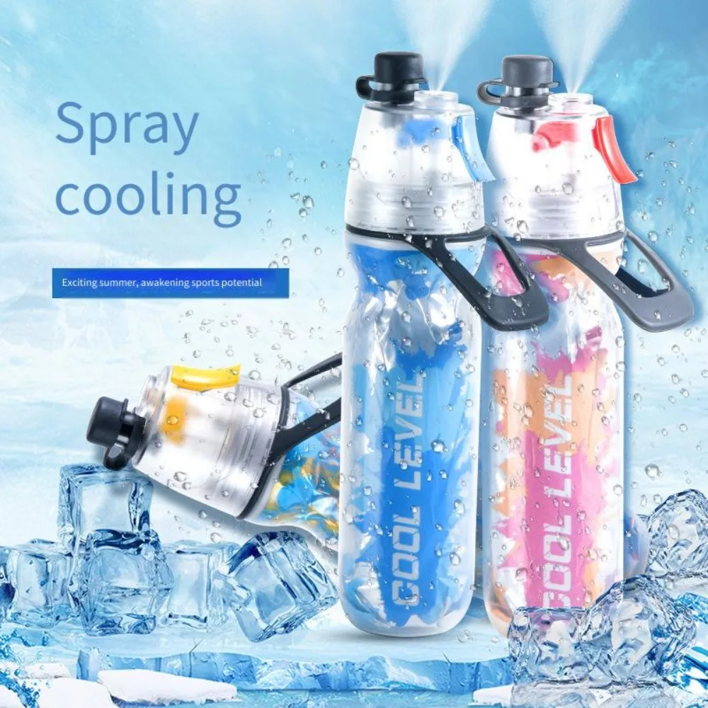 

Portable lifting ring PE internet celebrity spray cup multifunctional outdoor sports spray kettle double layer cross-border