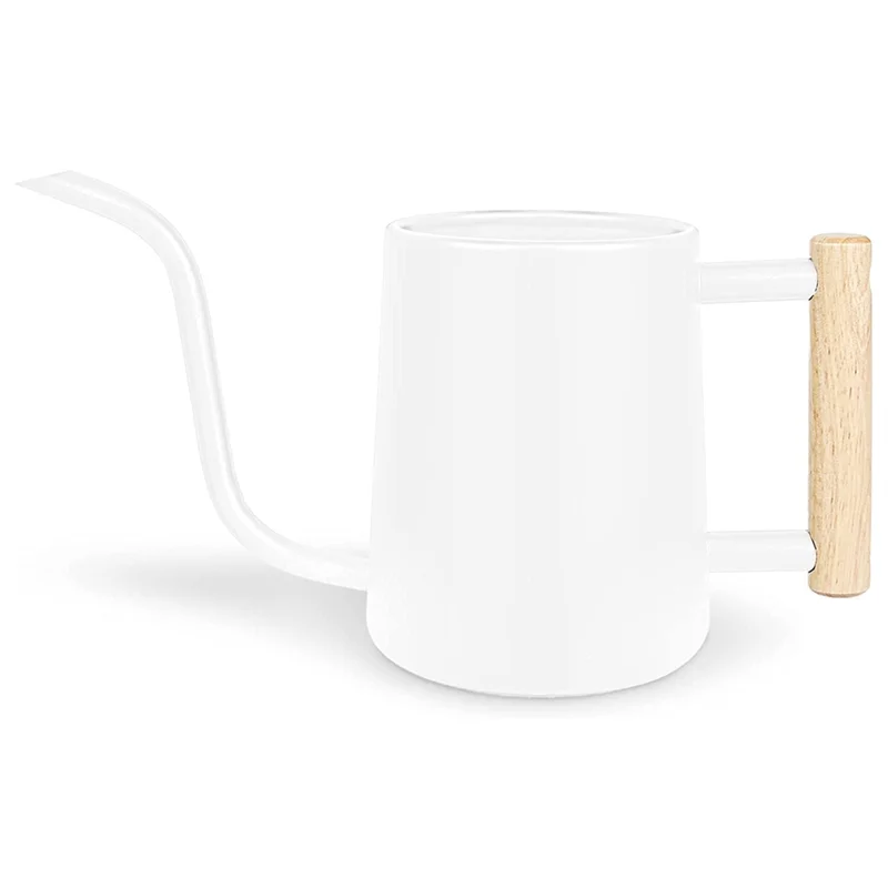 

A21I-Watering Can Indoor Plants, 35 Oz/1000 Ml Metal Stainless Steel Watering Can Pot With Long Spout For Indoor House