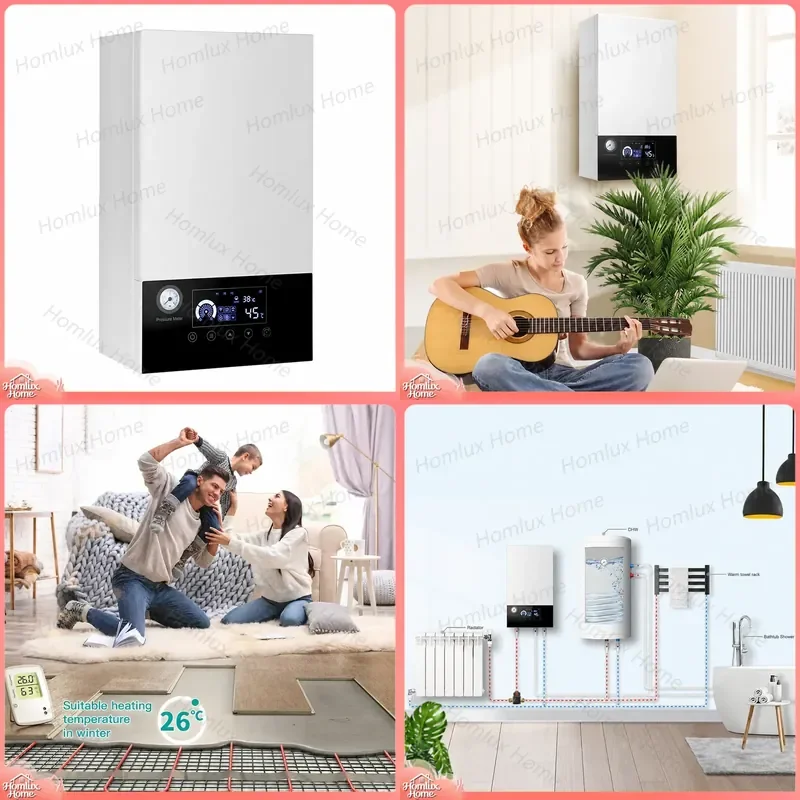 Wall Mounted Boiler for Home Central Heating System 220V 380V Heating Boiler Room Radiator Water Heater