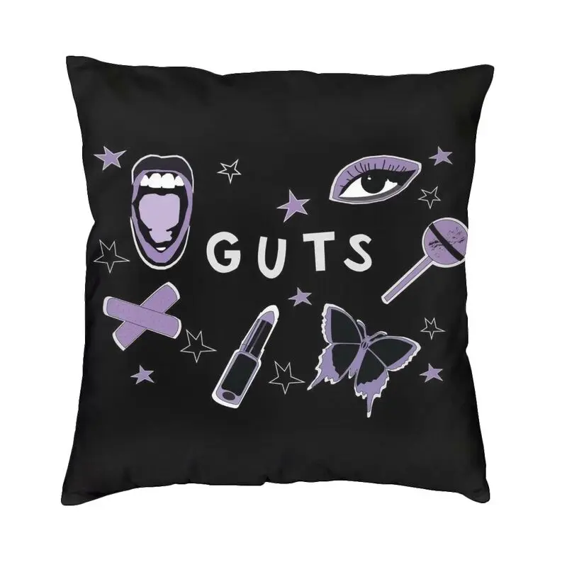 Fashion Olivia Vampire Rodrigos Sour Guts Throw Pillow Case Home Decor Custom Square Cushion Cover 45x45 Pillowcover for Sofa