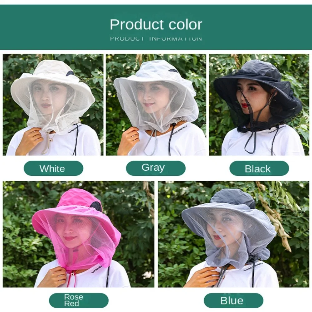Protector Face Protector Repellent Protection Insect Bee Protection Fishing Cap Head Net Mosquito Hat Mesh Hat