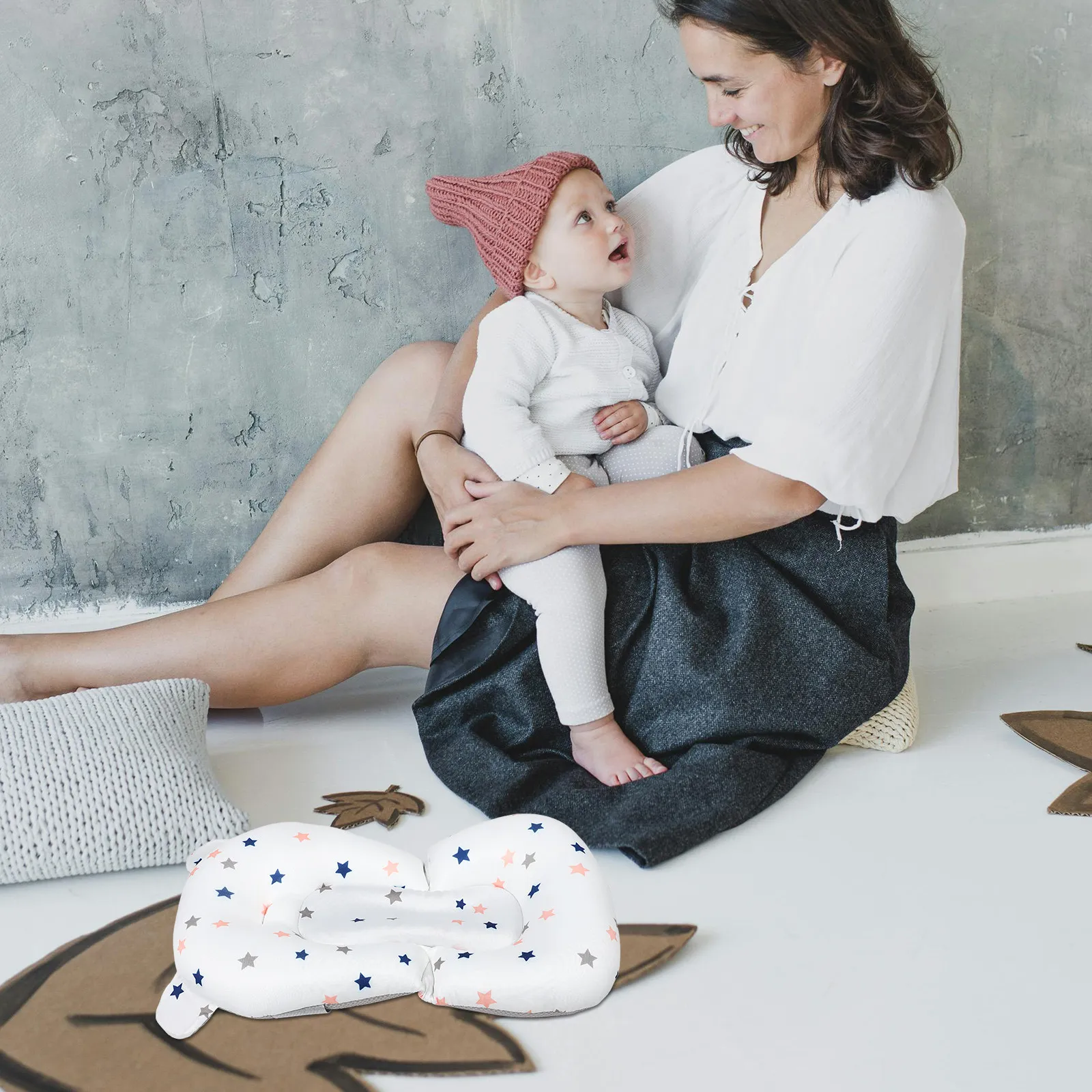 Baby Bath Support Pad Non-Slip Floating Cushion Adjustable Newborn Bath Seat Breathable Soft Infant Bathtub Mat Tub Safety