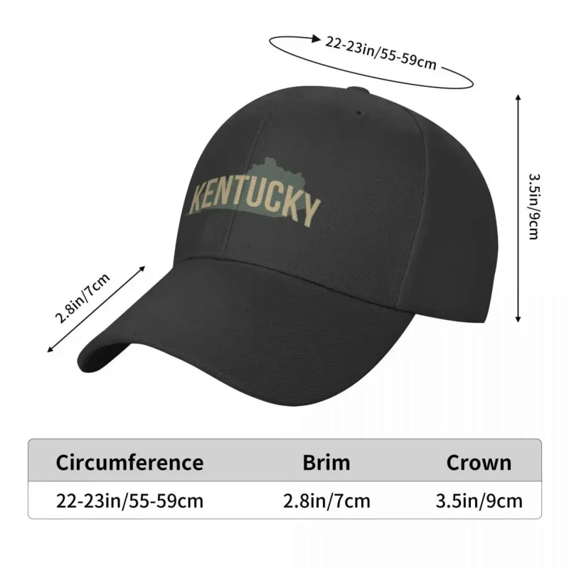 Kentucky State Baseball Cap Hat Baseball Cap birthday For Girls Men's