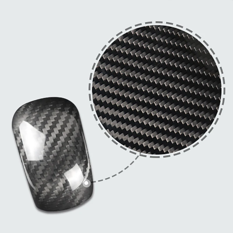 

OB-Car Carbon Fiber Gear Shift Knob Head Cover Sticker Interior Decorations For Subaru Forester 2013-2018 Car Styling