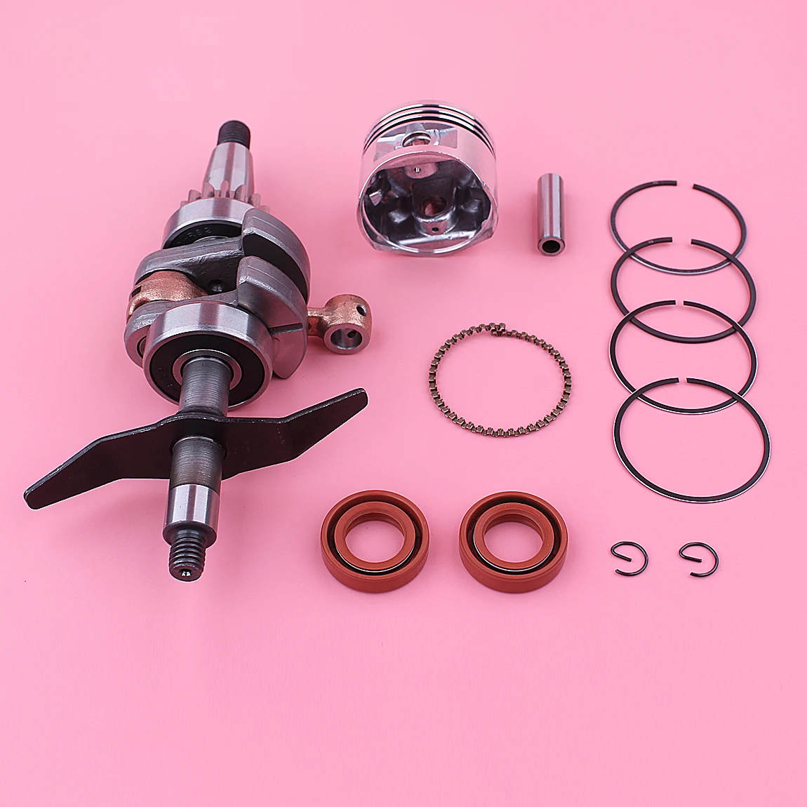 Kit de sello de aceite de anillo de pistón de cigüeñal para Honda GX31 GX 31, cortacésped, piezas de motor de cortacésped, piezas de herramientas de jardín, 39mm