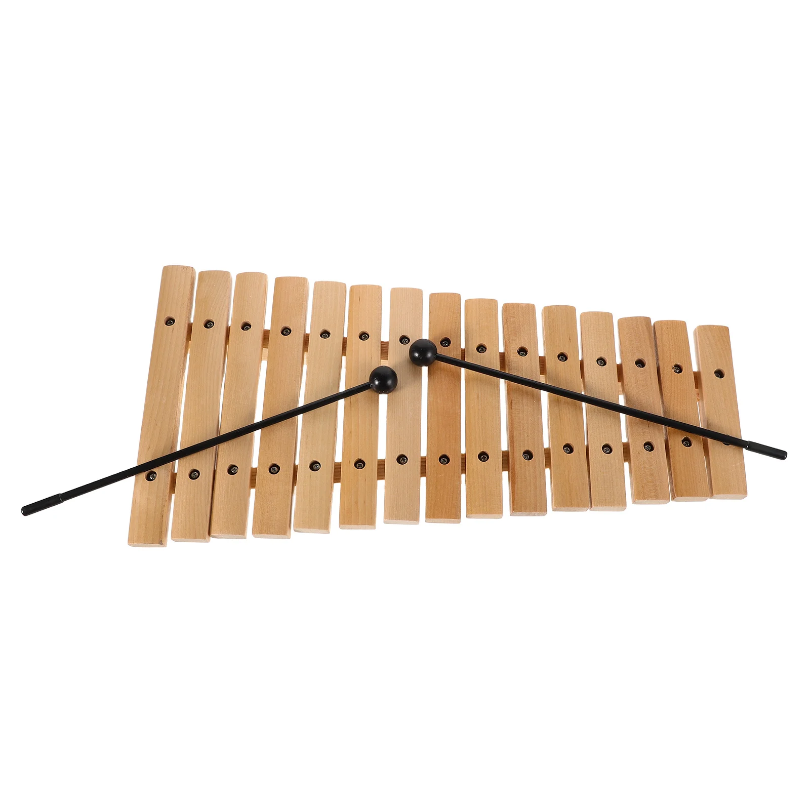 

15-Note Wooden Xylophone Montessori Developmental Musical Instrument Educational Sensory Learning Toddler Mallets