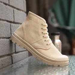 New Men’s Casual Boot Couple Canvas Shoes Light Designer Shoes Unisex Comfortable Lace-up Breathable 36-45 Sneakers Men Adult