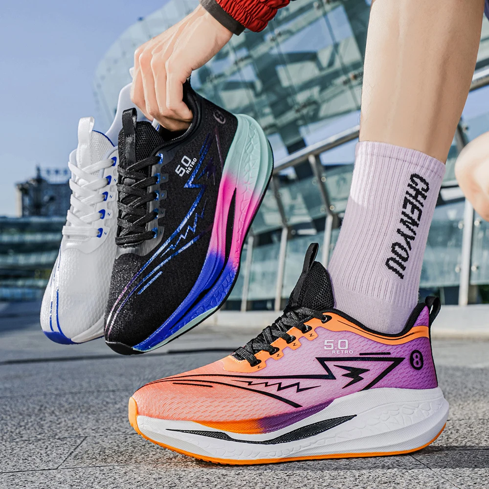 Herren-Sportschuhe in großen Größen, Outdoor-Wanderschuhe, bequeme, lässige, vielseitige, modische Trainingsschuhe für Paare – Detail 5
