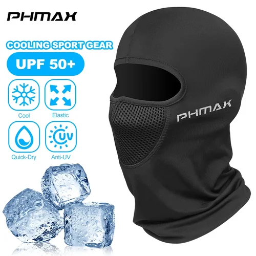 PHMAX máscara de motociclismo protección contra el viento calidez transpirable máscara facial completa pasamontañas sombrero bufanda capucha Moto Biker gorra de viento hombres