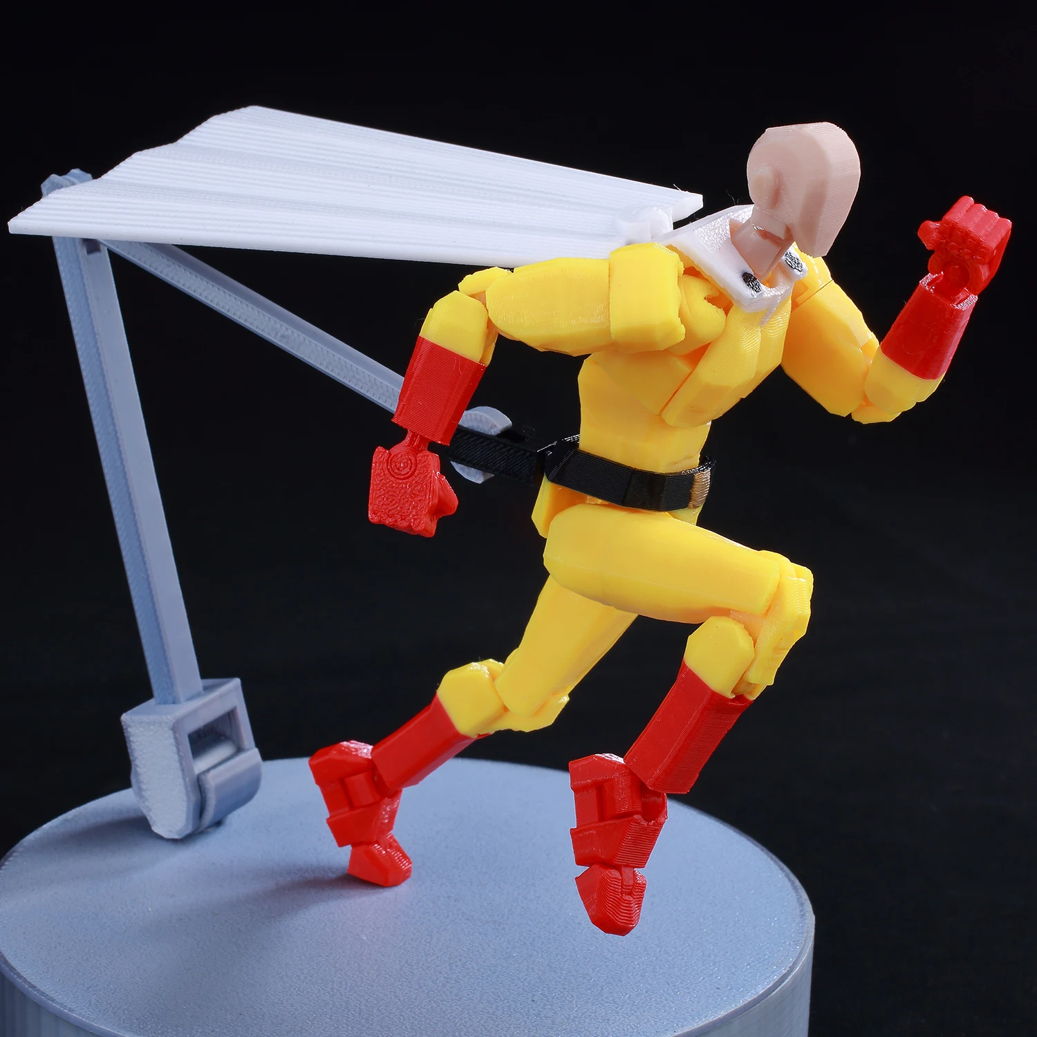 9L3D drukowany manekin Lucky 13 One-Punch Man 3D figurka, wieloprzegubowy model Anime, prezent kolekcjonerski dla fanów