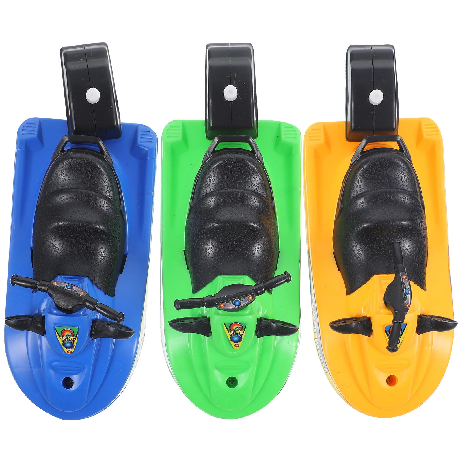 

3 Pcs Toy Boats for Water Play Motor Bath Toys Floating Motorboat Speedboat Baby Bathtub