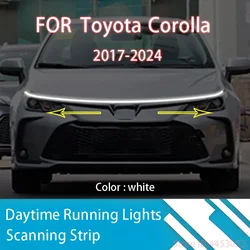 DRL Start Scan Strips Light FOR Toyota Corolla 2017-2024 Car Hood Light Decorative Ambient Lamp 12V 59 Inches Waterproof
