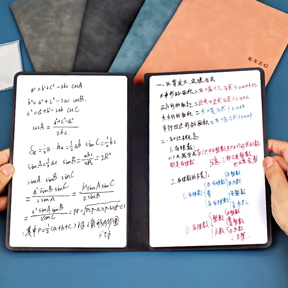 

А5 многоразовая белая доска блокнот кожаная доска для записей ручка стирающая ткань еженедельник Портативный Стильный офисные ноутбуки