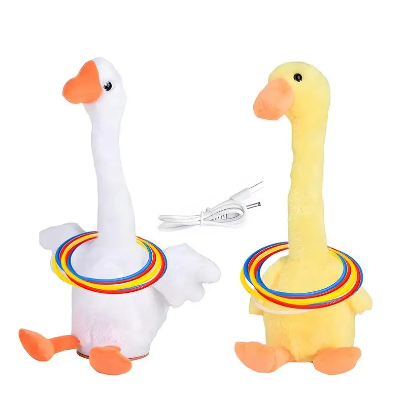 

Electronic Duck Ring Game Children Ring Tossing Game Set Animal Throwing Rings Circle Game Parent Children Interactive Ring Toy