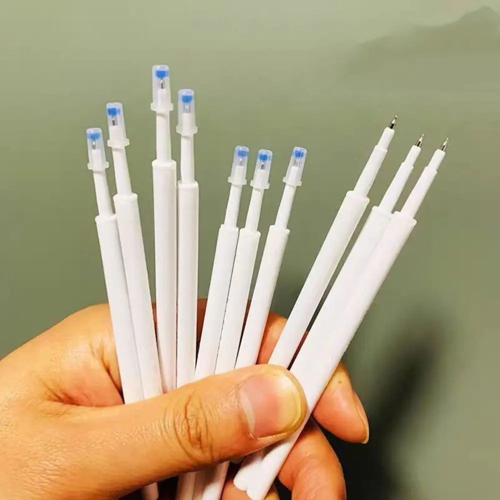 4PCS Office School Supplies Black Color Ink For Writing 0.5mm Ballpoint Pen Soft Bread Touch Gel Pen Neutral Pen