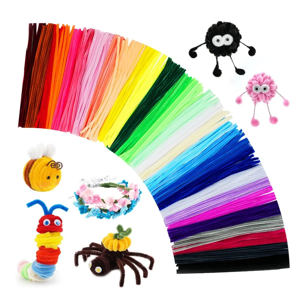 Colorful Chenille Craft Stems 2
