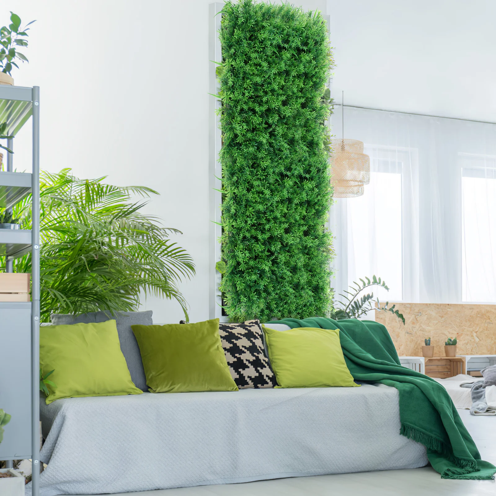 

Simulation Plant High-Density Fake Plant Decor For Garden Room Wall Background Adornment Background Artificial Turf Adornment