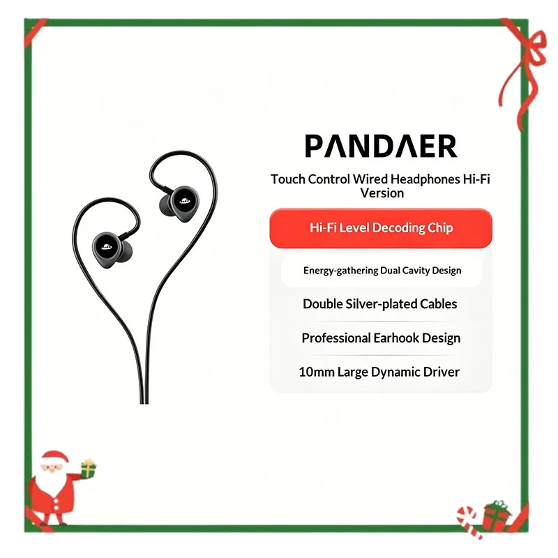 

Meizu PANDAER Touch Wired Earphones Hi Fi Type-C In Ear Hanging Design Earphones