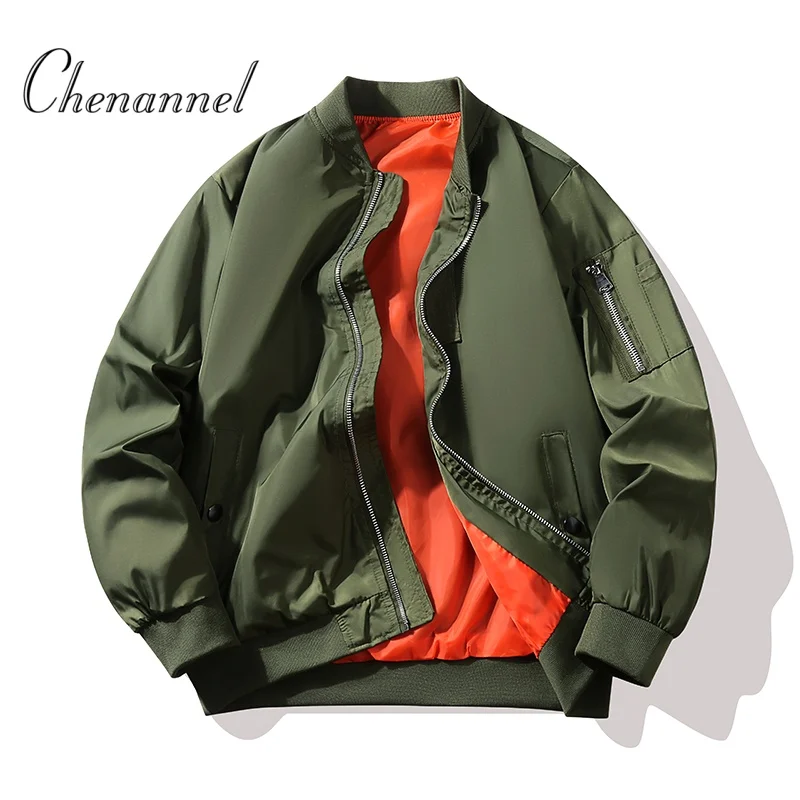

Men's American Retro Pilot Jacket, Spring Autumn Thin Military Baseball Jacket