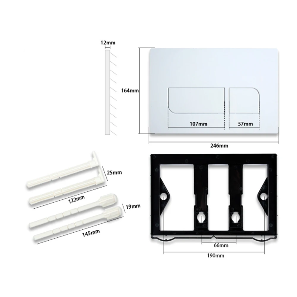 Toilet Flush Button Dual Push Panel For Geberit 01 20 30 50 UP300 UP320 Concealed Cistern Tank Replacement Part