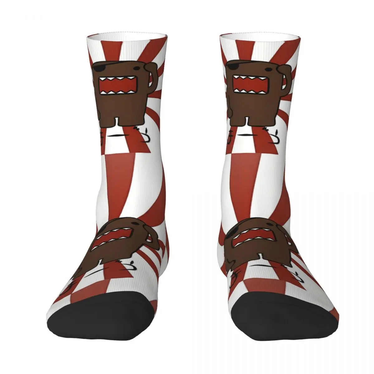 Cute Anime Domo Kun Unisex Winter Socks Running Happy Socks Street Style Crazy Sock