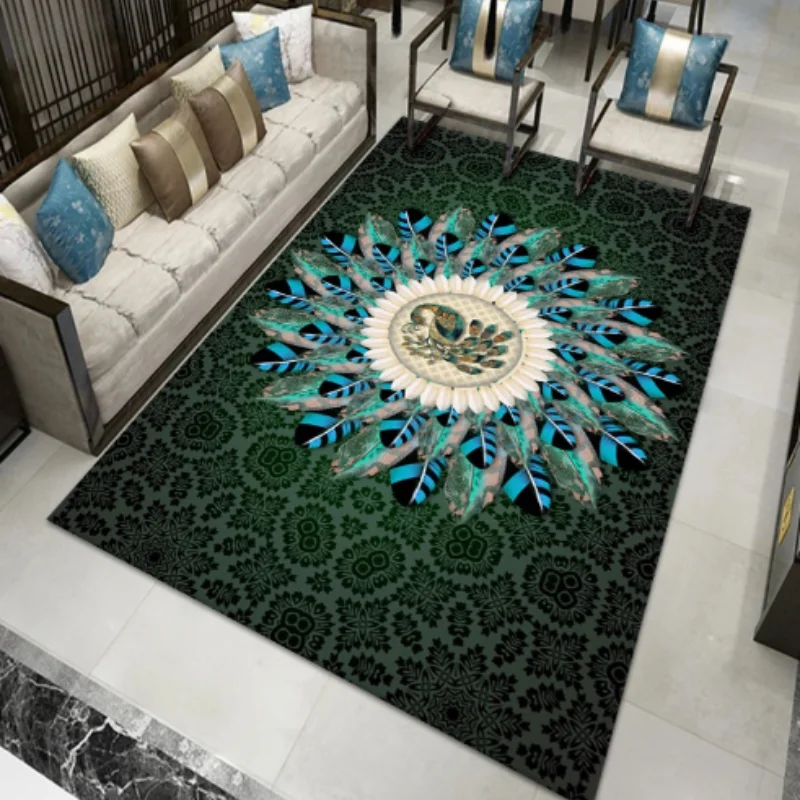 

Marble Geometry Abstract Living Room Carpet Minimalist Modern Style Living Room Carpet 11858