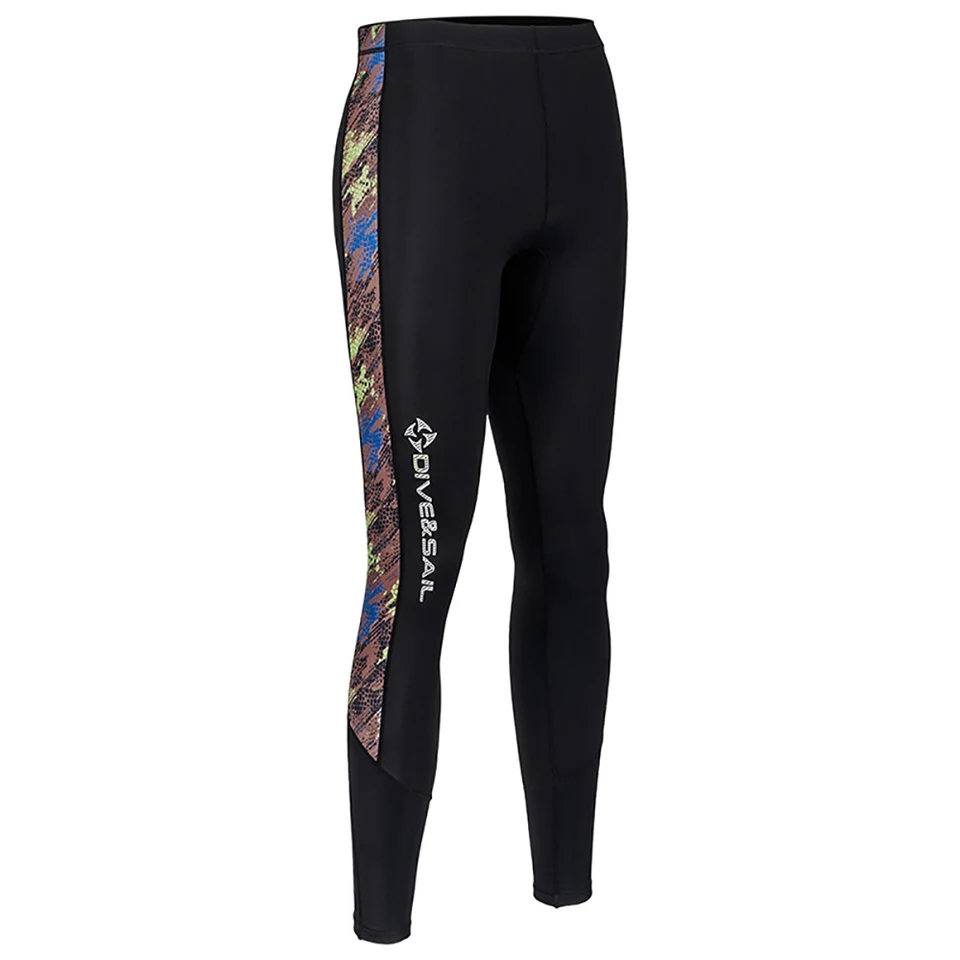 Men Women Lycra Rash Guard Surf Diving Pants High Elastic Tight