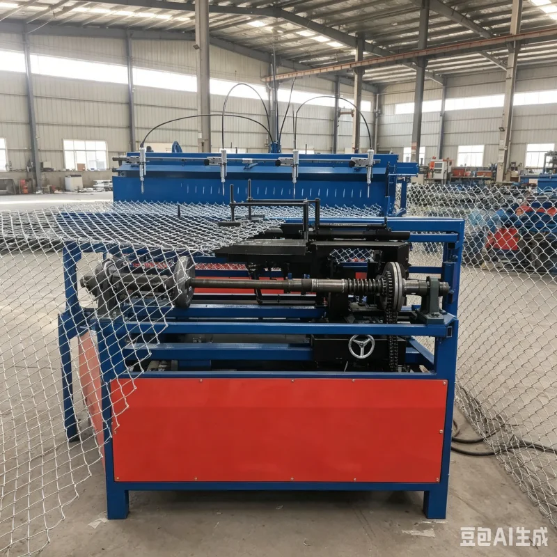 Commercial Grade Galvanized Wire Fence Maker Machine For Airport Security Enclosure Customized Diamond Grid Net Manufacturer