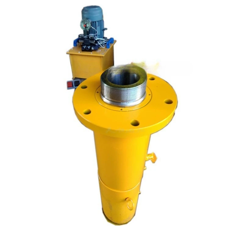 Hollow tension jack for translation Hollow oil top Electric pump Hollow hydraulic jack Split type through-core top