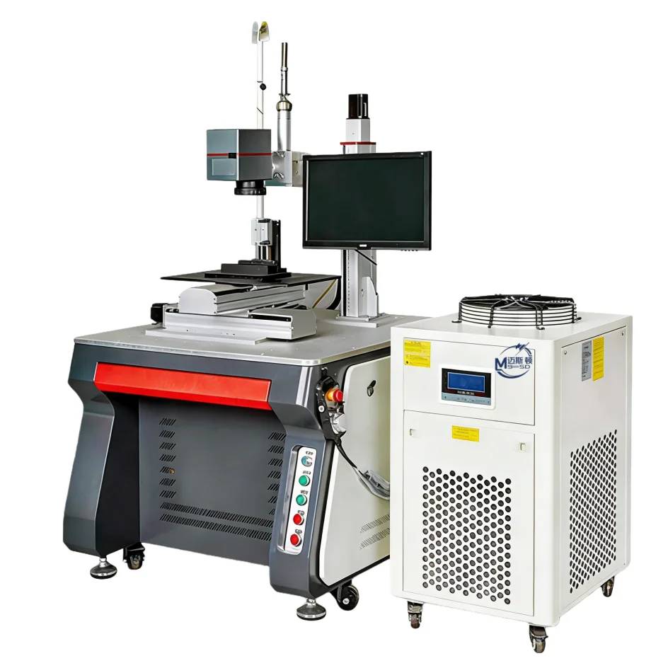 Fully-Automatic 5-Axis Fiber  Welding Machine with CCDVision for Stainless Steel/Aluminum Industrial Metal Component Welder