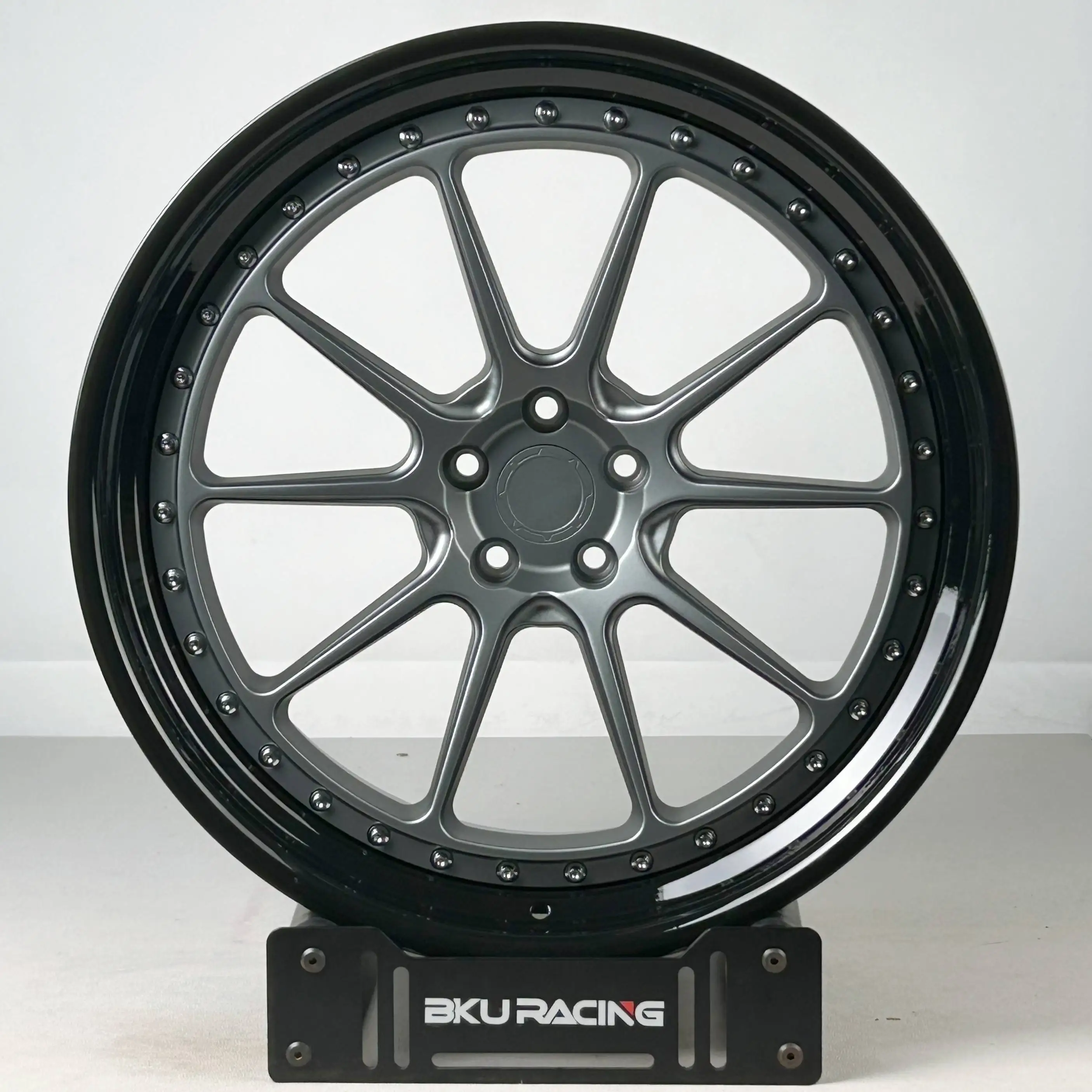 Bku Forged 2-Piece for BMW G80 G82 G83 M3 M4 F40 G20 G8X M4 Wheels 18 19 20 Inch Custom Concave Black 5X112 Alloy Car Rims 5