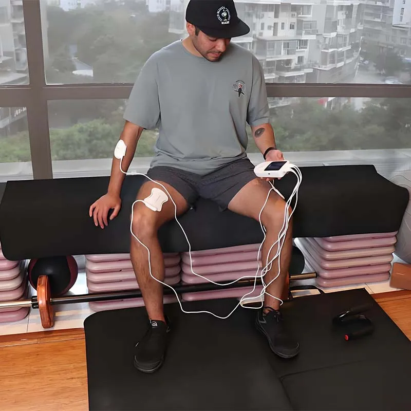 Professional 4 Channel EMS TENS Physical Therapy Machine For Pain Relief Muscle Stimulation Electrotherapy System
