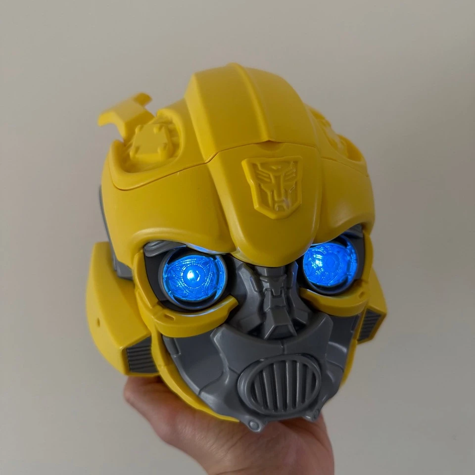 Genuine Limited Edition Transforming Robot Optimus Prime 20cm Luminous Bumblebee Popcorn Bucket Storage Collection Model Toys view 2