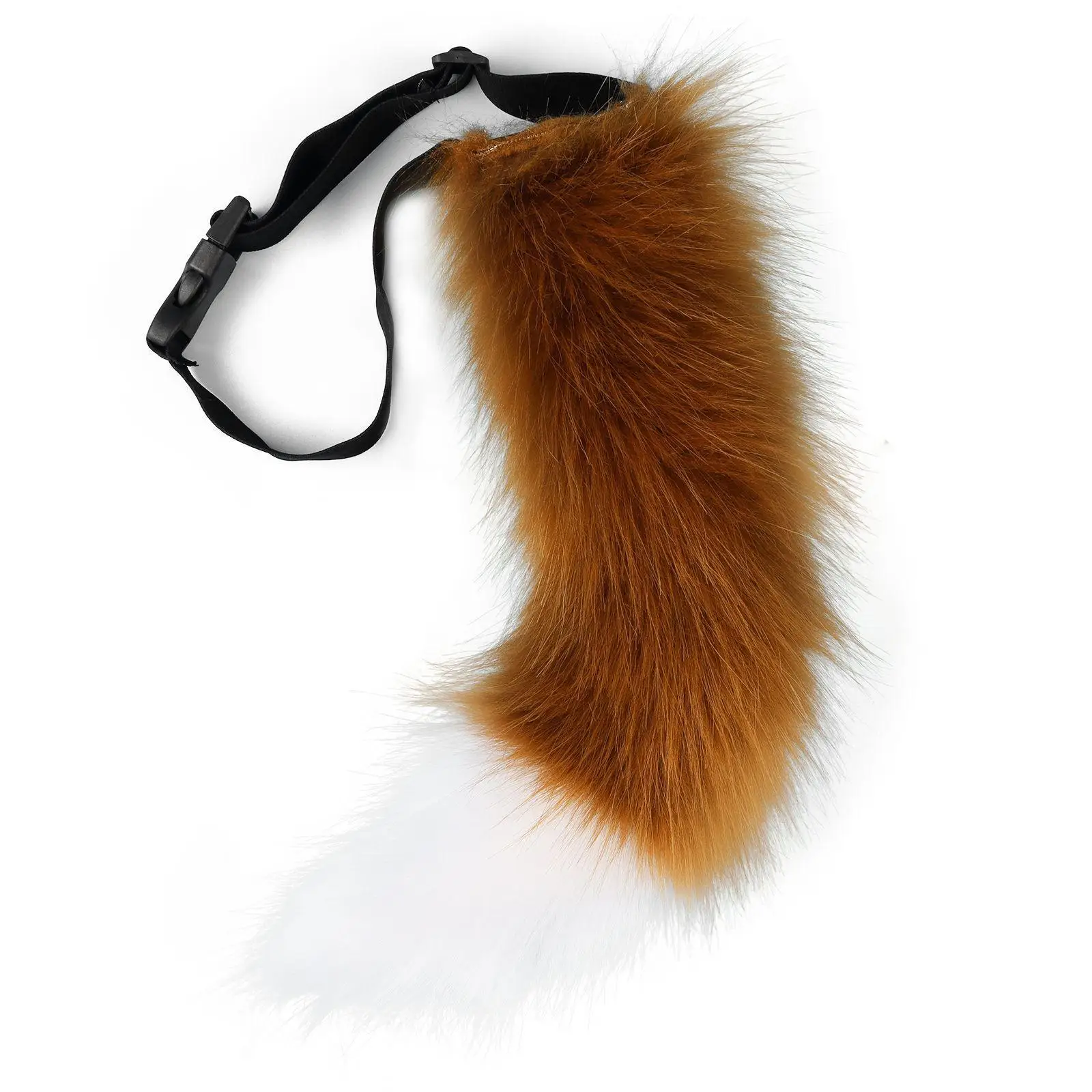 

Faux Fur Fox Costume Cat Tail Cosplay Halloween Christmas Party Costume Accessories for Festival Dress Up