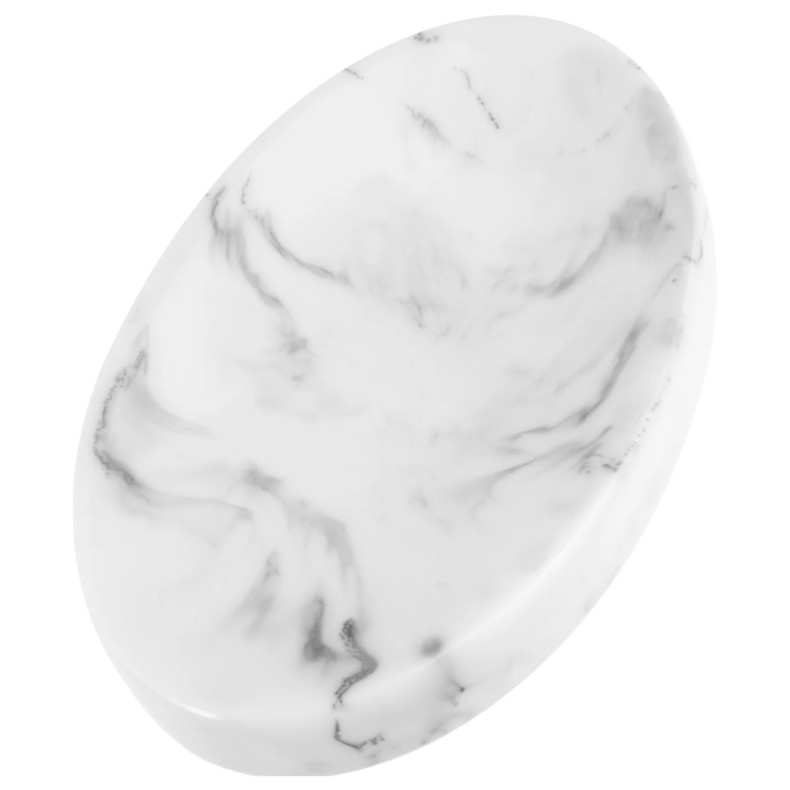 

Resin Soap Dish Marble Pattern Waterproof Bathroom Kitchen Tray Holder Storage Container Exquisite High End Decor