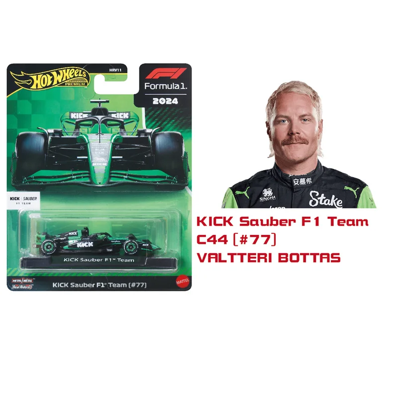 ホットウィール 2025 F1 HRV11-G フォーミュラレーシング 2024 プレミアム ウィリアムズ 周冠宇 1/64スケール ダイキャストカー 限定版