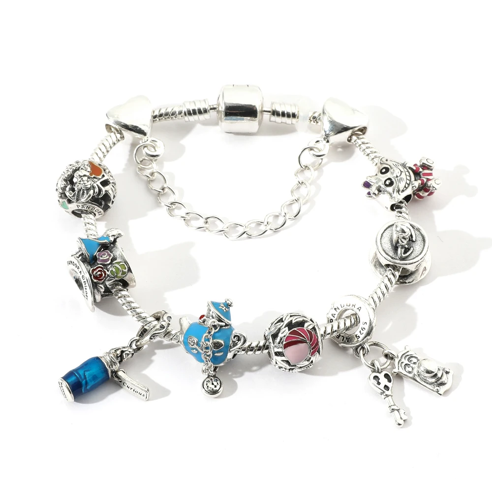 A new European and American fairy tale Alice in Wonderland combination bracelet jewelry