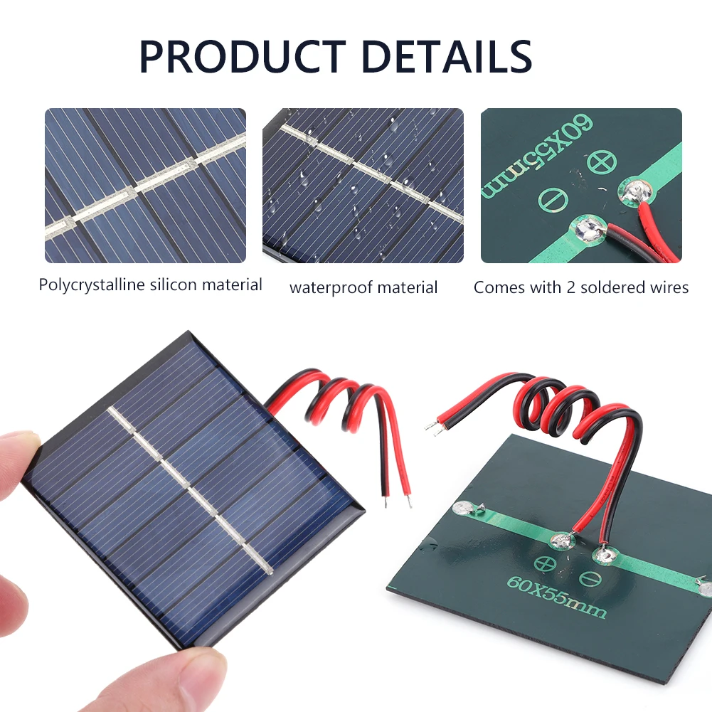 Panneau Solaire époxy Mini Panneau De Cellules Solaires De Panneau Panneau Solaire époxy Mini Panneau De Cellules Solaires De Panneau