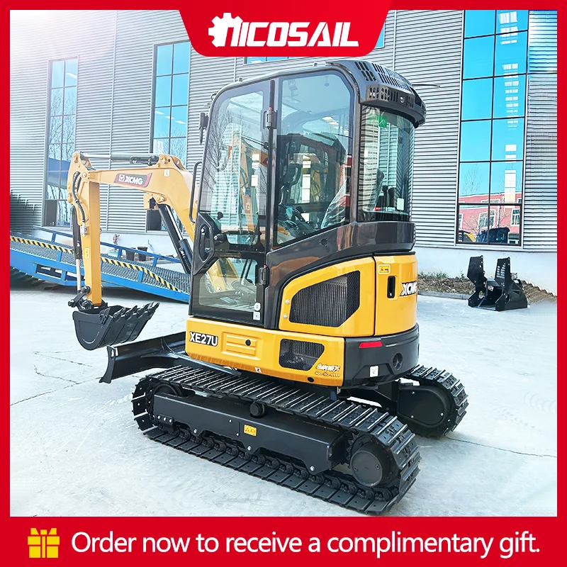

Mini Excavator Free Shipping Multi-function Kubota Engine Digger Small 3.0 ton 2.8 ton Crawler Farm Excavators For Home