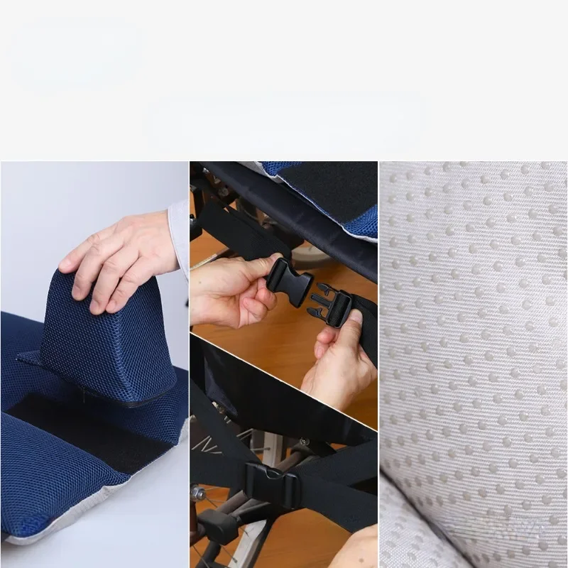 Anti Sliding Wheelchair Seat Cushion Elderly Preventing Pressure Ulcers Special Wheelchair Pad Thickened Anti Slip Seat Cushion