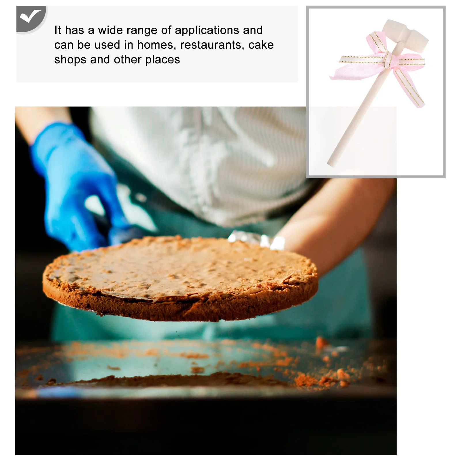 

Cake Mallets Wooden Little Gavel Hammer Wood Mallets