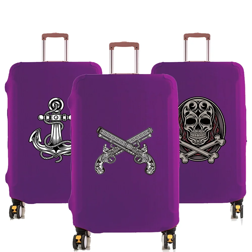 

Luggage Protective Cover Elastic for 18-32 Suitcase Trolley Baggage Travel Bag Dust Covers Suitcase Case Skull Pattern