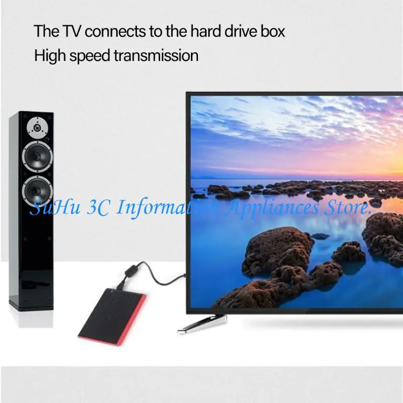 Double End USB Data Cable Cord Efficient Data Transfer and Charging 480Mbps Speed for Laptop Coolers and Hard Drive